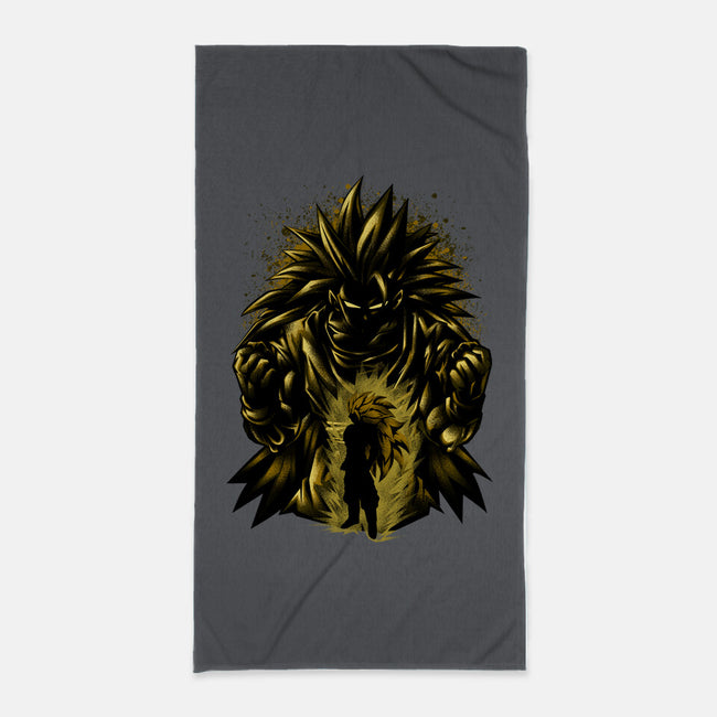 Super SSJ3-none beach towel-hypertwenty