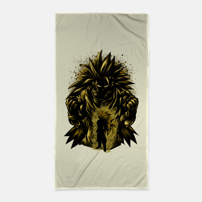 Super SSJ3-none beach towel-hypertwenty