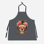 Geisha Calavera-unisex kitchen apron-NemiMakeit