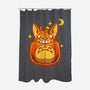 My Neighbor Pumpkin-none polyester shower curtain-theteenosaur