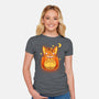 My Neighbor Pumpkin-womens fitted tee-theteenosaur