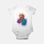 D20 Sleeping Dragons!-baby basic onesie-ricolaa