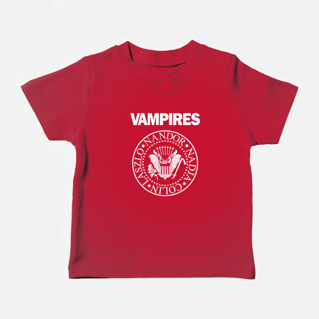 Vampires-baby basic tee-Boggs Nicolas