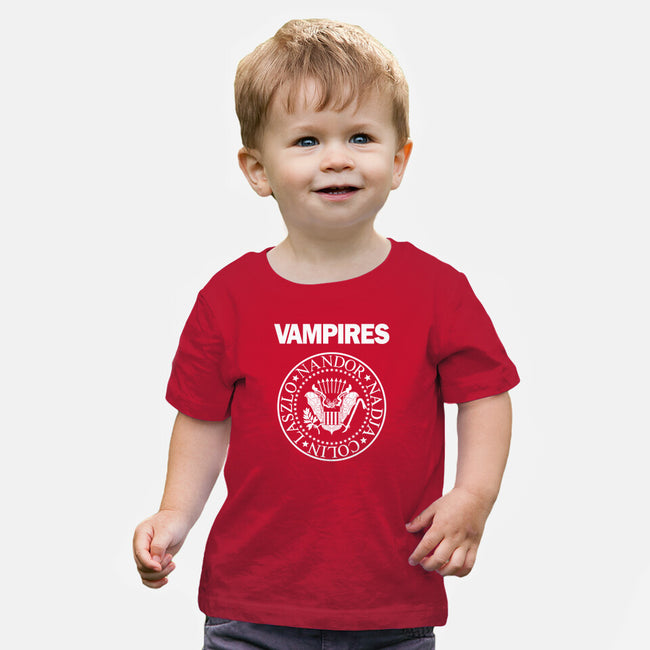 Vampires-baby basic tee-Boggs Nicolas