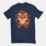 Little Fox Of Leaves-mens premium tee-NemiMakeit