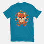 Little Fox Of Leaves-mens premium tee-NemiMakeit