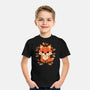 Little Fox Of Leaves-youth basic tee-NemiMakeit