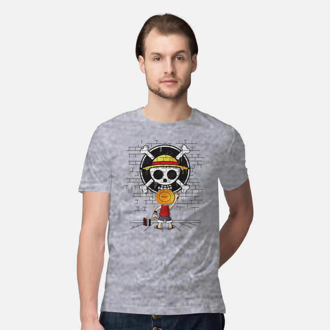 The Pirate's Logo-mens premium tee-turborat14