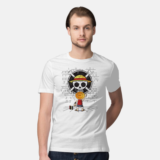 The Pirate's Logo-mens premium tee-turborat14