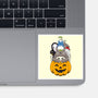 Halloween Animation-none glossy sticker-Alundrart