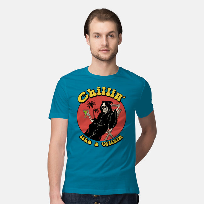 Chillin' Like A Villain-mens premium tee-vp021