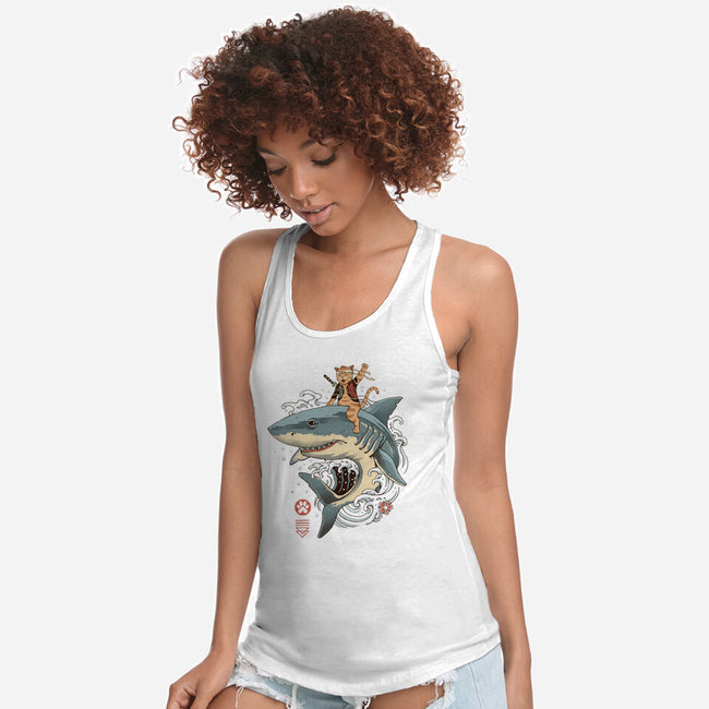 Catana Shark-womens racerback tank-vp021