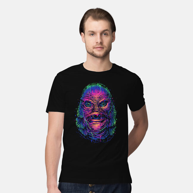 Creature's Meltdown-mens premium tee-glitchygorilla