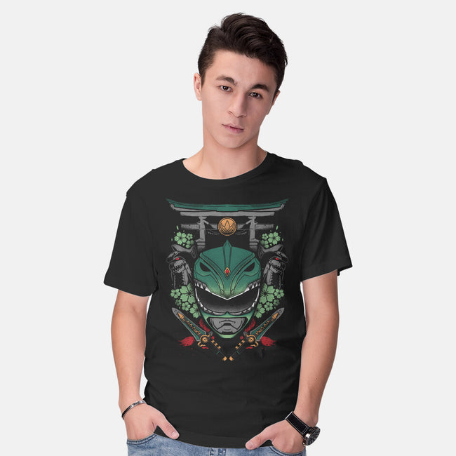 Green Ranger-mens basic tee-RamenBoy