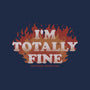 I'm Totally Fine-mens premium tee-eduely