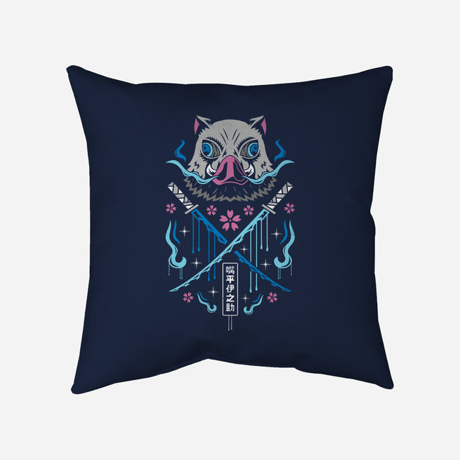 Beast Breathing Swordsman-none removable cover throw pillow-Logozaste