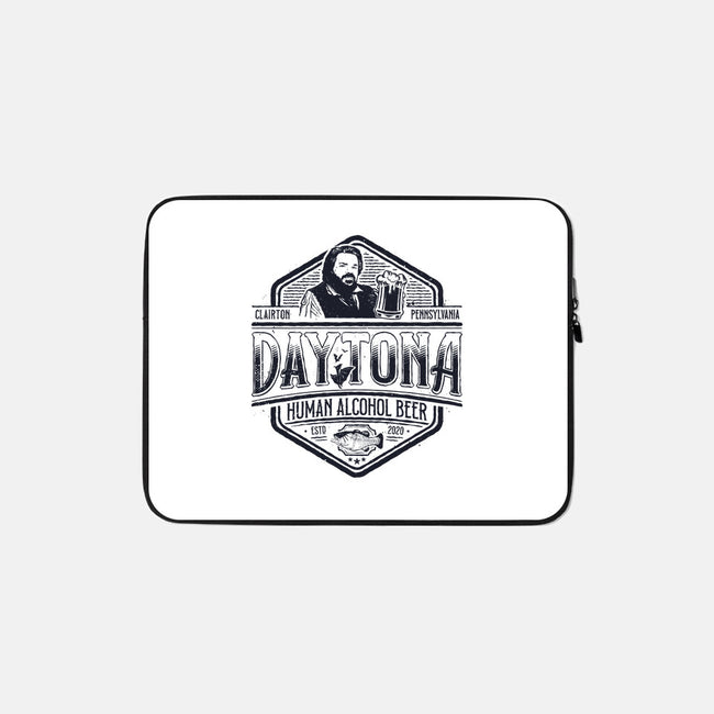 Daytona Beer-none zippered laptop sleeve-teesgeex