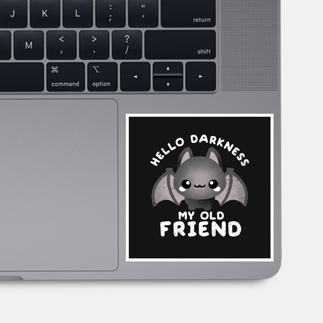 Darkness My Old Friend-none glossy sticker-NemiMakeit