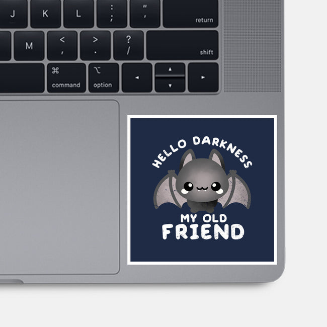 Darkness My Old Friend-none glossy sticker-NemiMakeit