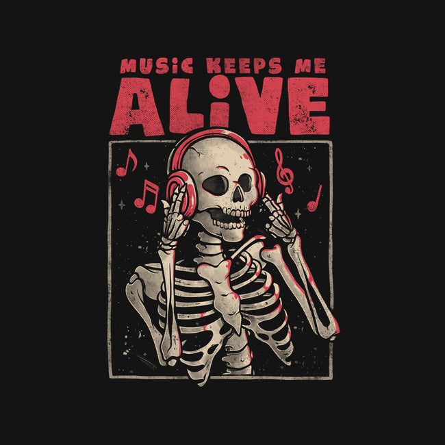 Music Keeps Me Alive-mens premium tee-eduely