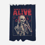 Music Keeps Me Alive-none polyester shower curtain-eduely