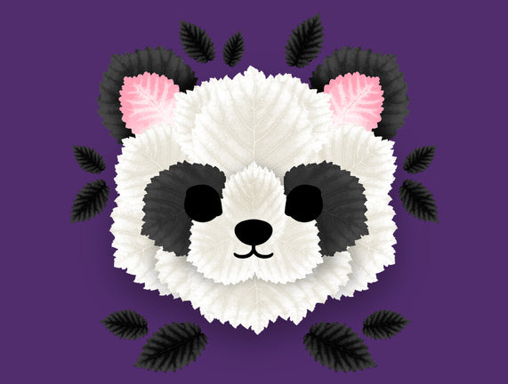 Panda Of Leaves