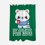 Winter Time Polar Bear-none polyester shower curtain-NemiMakeit