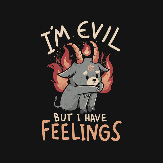 I'm Evil But I Have Feelings-none beach towel-eduely