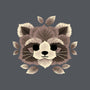 Raccoon Of Leaves-none fleece blanket-NemiMakeit