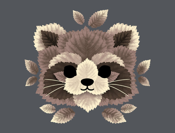 Raccoon Of Leaves