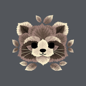 Raccoon Of Leaves