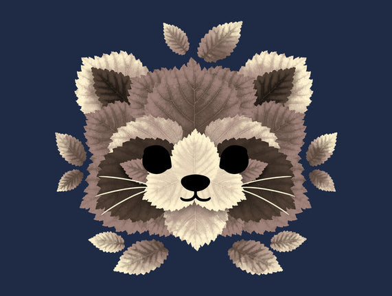 Raccoon Of Leaves