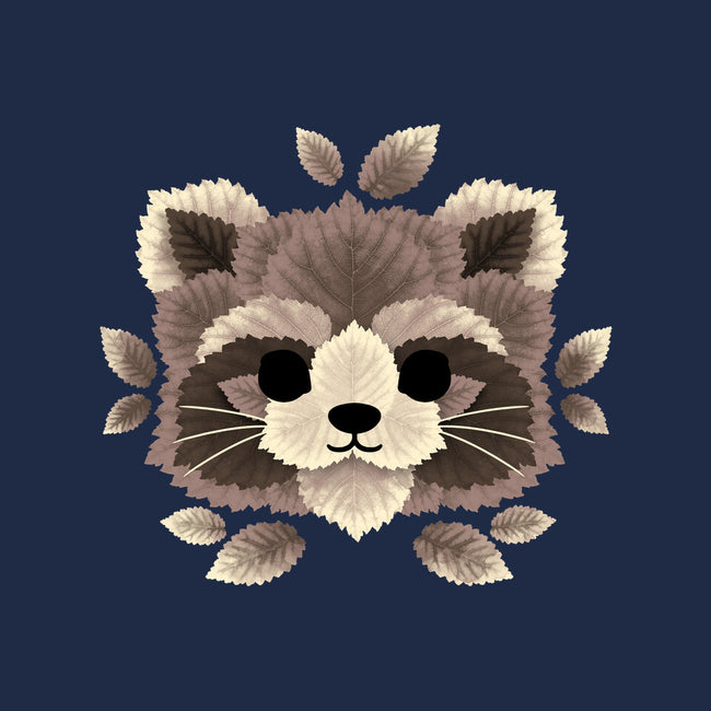 Raccoon Of Leaves-none fleece blanket-NemiMakeit