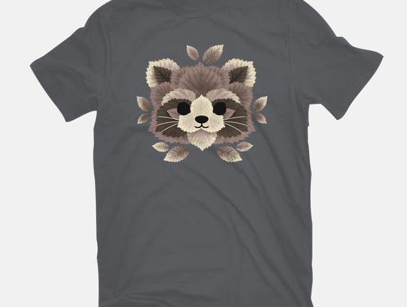 Raccoon Of Leaves