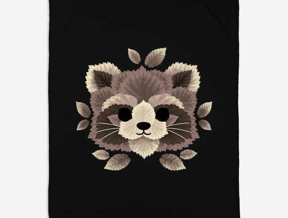 Raccoon Of Leaves