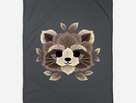 Raccoon Of Leaves