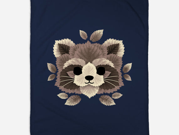 Raccoon Of Leaves