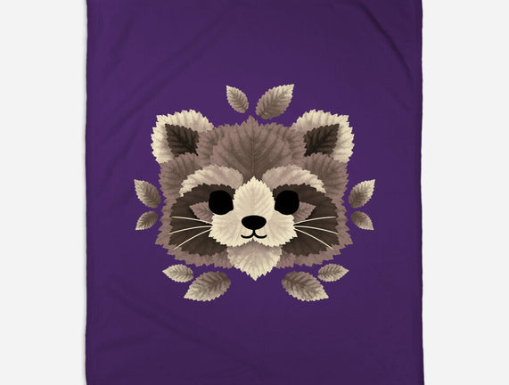 Raccoon Of Leaves