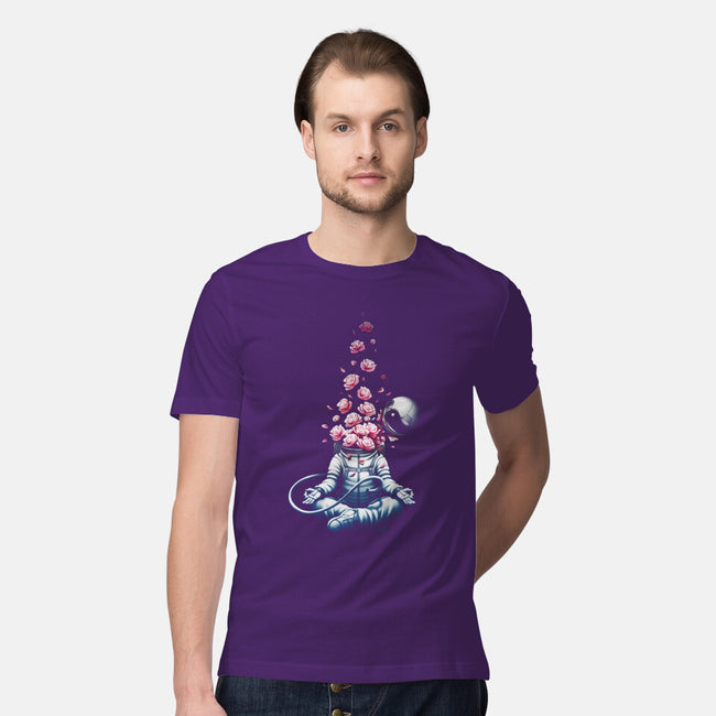 Astro Meditation Roses-mens premium tee-tobefonseca