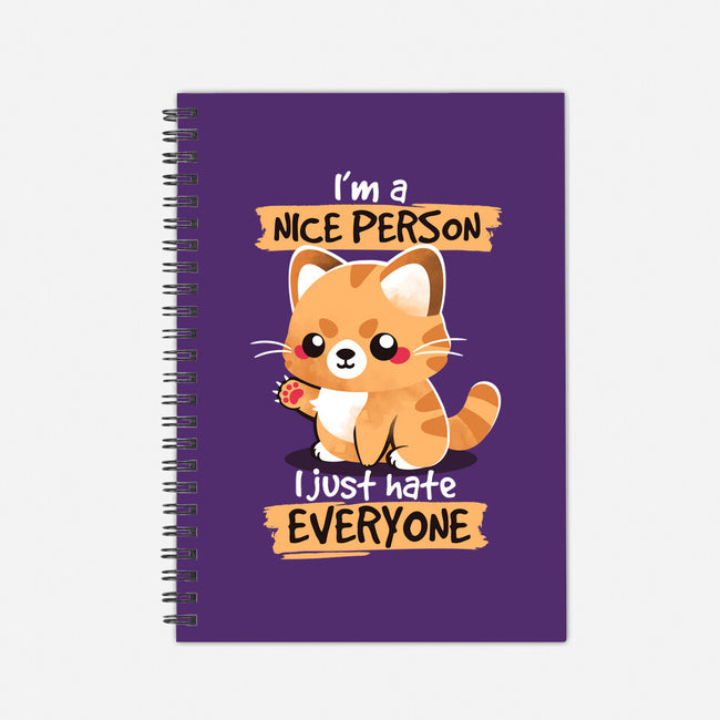 Nice Person-none dot grid notebook-NemiMakeit