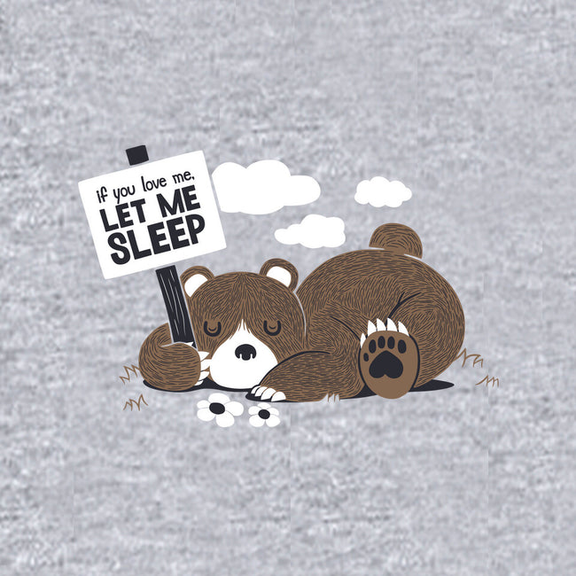 If You Love Me Let Me Sleep-cat basic pet tank-tobefonseca