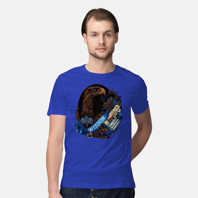 The Wise House-mens premium tee-glitchygorilla