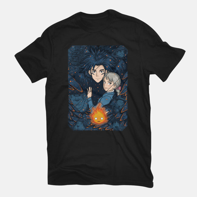 Howl's Moving Castle Tiles-mens basic tee-danielmorris1993