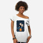 Howl's Moving Castle Tiles-womens off shoulder tee-danielmorris1993