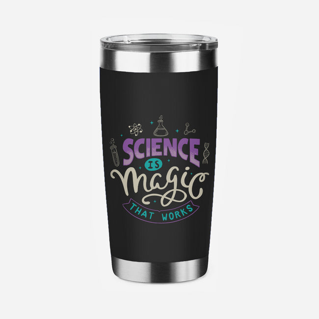 Science Is Magic That Works-none stainless steel tumbler drinkware-tobefonseca