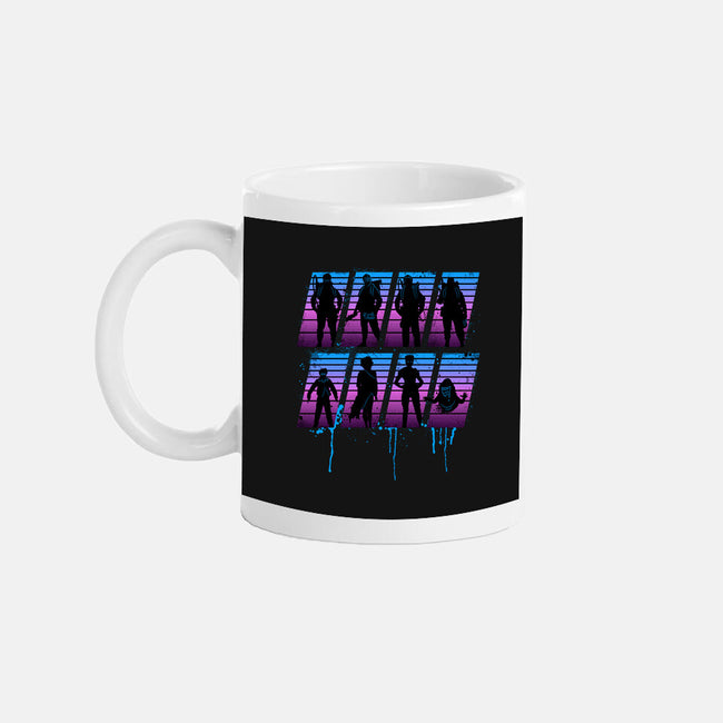 Retro Busters-none glossy mug-rocketman_art