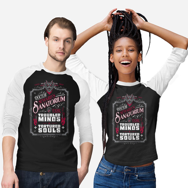 Seward's Sanatorium-unisex baseball tee-Nemons