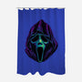 Glowing Ghost-none polyester shower curtain-glitchygorilla