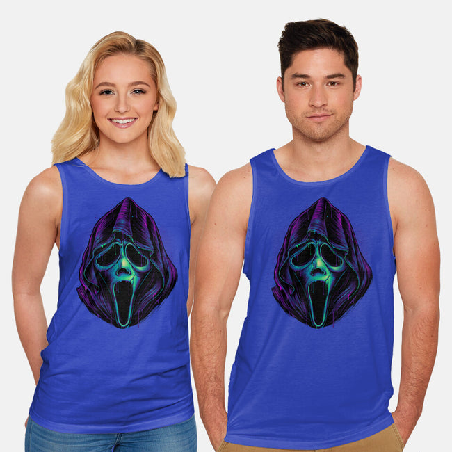 Glowing Ghost-unisex basic tank-glitchygorilla