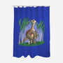 Littlefoot Park-none polyester shower curtain-trheewood